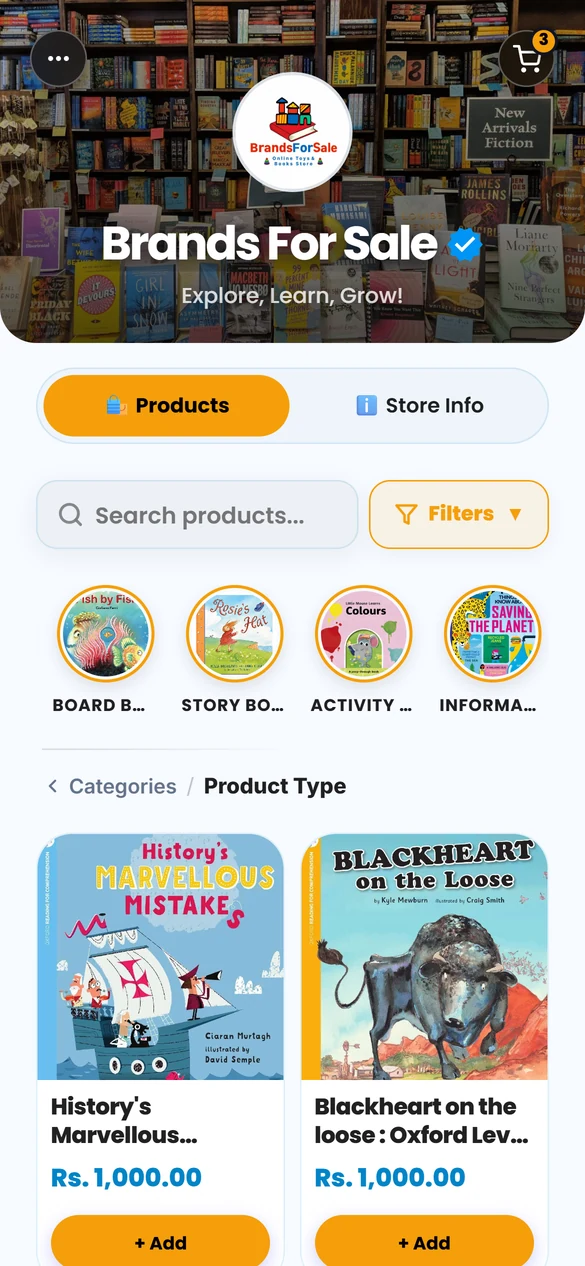 Brands For Sale Live Store